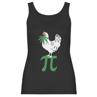 Chicken Pot Pie Marijuana Cannabis Funny Pi 420 Women Tank Top | Favorety AU