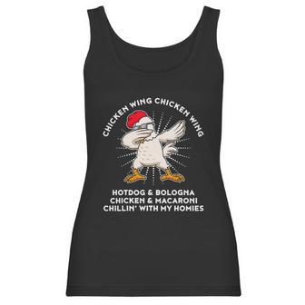 Chicken Wing Chicken Wing Song Lyric Hot Dog Bologna Women Tank Top | Favorety UK