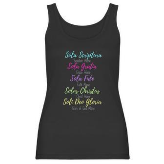 Christian Reformed Women Soli Deo Gloria Five Solas Women Tank Top | Favorety AU