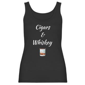 Cigars &Ampamp Whiskey Women Tank Top | Favorety AU