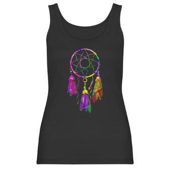 Colorful Dreamcatcher Feathers Native American Indian Tribal Women Tank Top | Favorety AU