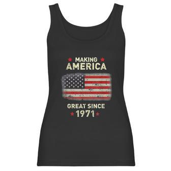 Cool 1971 Bday Funny Vintage 50Th Birthday Women Tank Top | Favorety CA