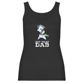 Cool Dabbing Unicorn Bong 4 Jesus Women Tank Top | Favorety AU