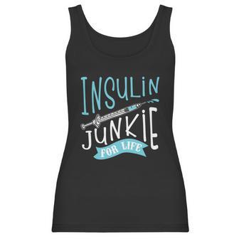 Cool Insulin Junkie Funny Diabetes Awareness Gift Men Women Gift Women Tank Top | Favorety AU