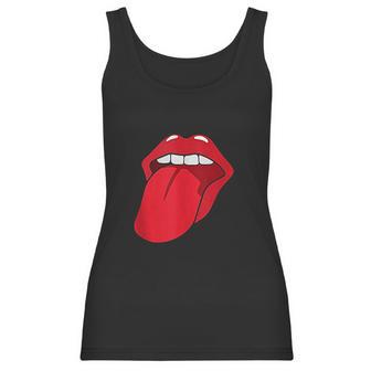 Cool Lips Bite Kiss Me Red Lips Mothers Day Gift Women Tank Top | Favorety