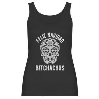 Crazy Dog Womens Feliz Navidad Bitchachos Women Tank Top | Favorety UK