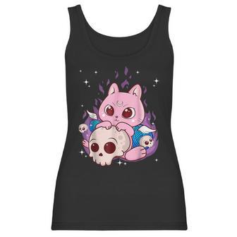 Cute Anime Kawaii Cat Aesthetic Kawaii Pastel Goth Halloween Men Women T-Shirt Graphic Print Casual Unisex Tee Women Tank Top | Favorety AU