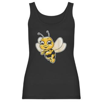Cute Honey Bee Lover Illustration Gift Beekeeping Love Women Tank Top | Favorety