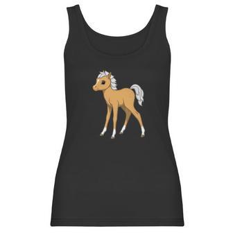 Cute Palomino Foal Horse Women Tank Top | Favorety