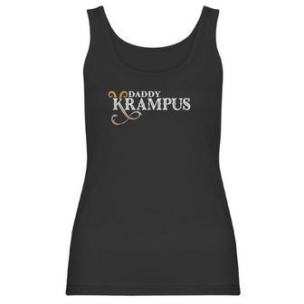 Daddy Krampus Christmas Women Tank Top | Favorety