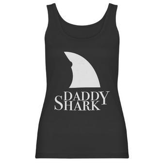 Daddy Shark Black Design Best Christmas Gifts For Dad Women Tank Top | Favorety AU