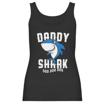 Daddy Shark For Fathers Day Grandpa Halloween Christmas Women Tank Top | Favorety DE