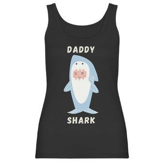 Daddy Shark Gift For Daddy Best Christmas Gifts For Dad Women Tank Top | Favorety