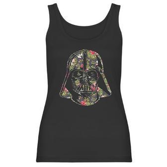 Darth Vader Floral Tropical Hawaiian Flower Bouquet Women Tank Top | Favorety DE