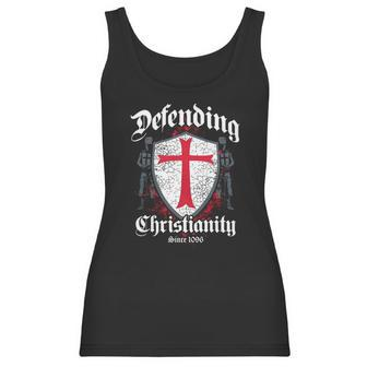Defending Christianity - Christian Prayer Shirts Women Tank Top | Favorety