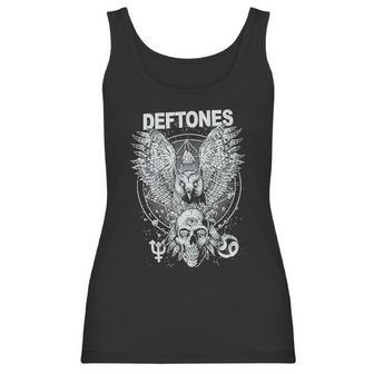 Deftones Owl And Skull Women Tank Top | Favorety DE