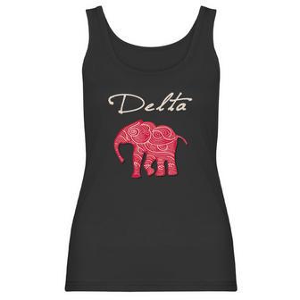 Womens Delta Elephant Crimson Designs Women Tank Top | Favorety AU