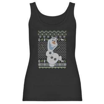 Disney Frozen Olaf Sven Ugly Christmas Sweater T-Shirt Women Tank Top | Favorety CA