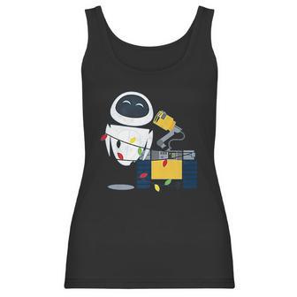 Disney Pixar Wall-E Eve Christmas Light Wrap Women Tank Top | Favorety AU