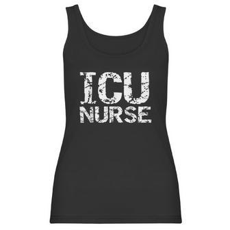 Distressed Intensive Care Unit Nurse Gift Icu Nurse Women Tank Top | Favorety CA