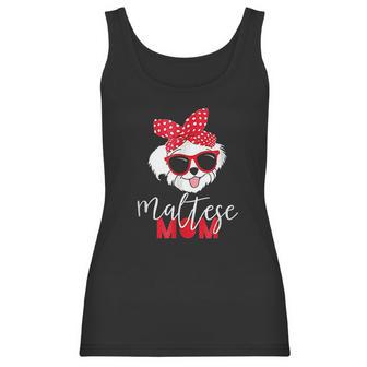 Dog Lovers Maltese Mom Fur Mama Women Tank Top | Favorety UK