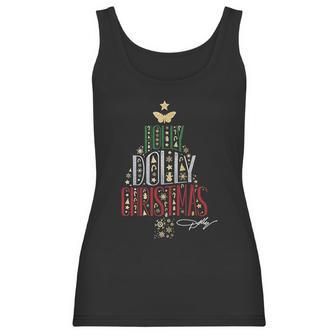 Dolly Parton Holly Dolly Christmas Women Tank Top | Favorety UK