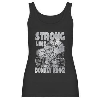 Donkey Kong Super Strong Vintage Women Tank Top | Favorety