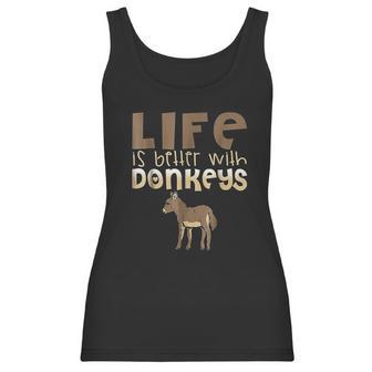 Donkey Show Life Is Better With Donkeys Women Tank Top | Favorety DE