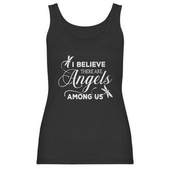 Dragonfly I Believe There Are Angels Among Us Women Tank Top | Favorety DE