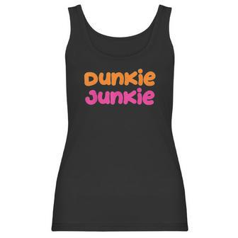 Dunkie Junkie Coffee Love Women Tank Top | Favorety