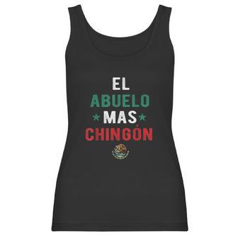 El Abuelo Mas Chingon Spanish Teachers Fathers Day Gifts Women Tank Top | Favorety UK