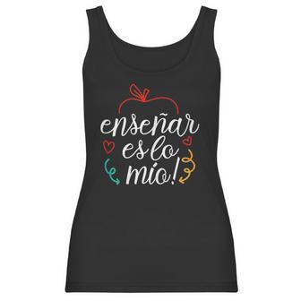 Ensenar Es Lo Mio Playera Bilingual Spanish Teacher Gifts Women Tank Top | Favorety UK