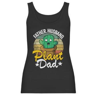 Father Husband Plant Dad Landscapers Gardener Plant Daddy Gift Women Tank Top | Favorety UK