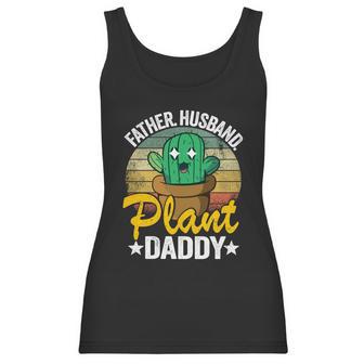 Father Husband Plant Daddy Landscapers Gardener Plant Dad Great Gift Women Tank Top | Favorety UK