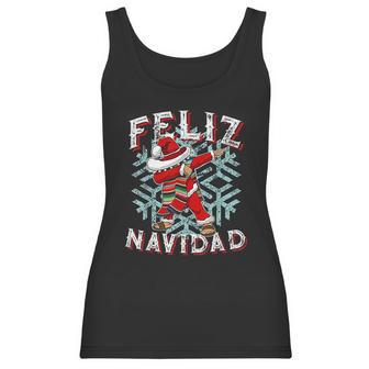 Feliz Navidad Dabbing Christmas Gift Women Tank Top | Favorety CA