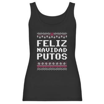 Feliz Navidad Mexican Ugly Christmas Women Tank Top | Favorety UK