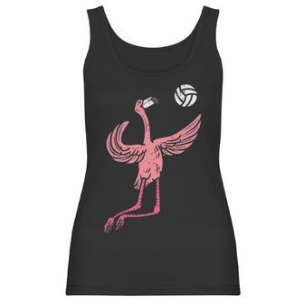 Flamingo Volleyball Spike Serve Player Spiker Women Men Women Tank Top | Favorety