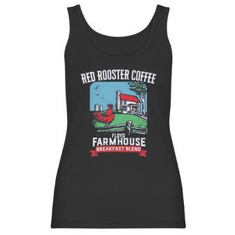 Floyd Farmhouse Red Rooster Coffee Women Tank Top | Favorety CA