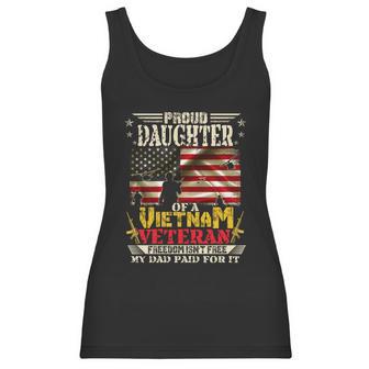 Freedom Isnt Freegiftproud Daughter Of A Vietnam Veteran Dad Meaningful Gift Women Tank Top | Favorety DE