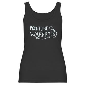 Frontline Warrior Nurse Funny Nursing Gifts Women Tank Top | Favorety AU