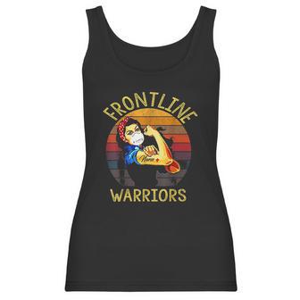 Frontline Warrior Nurse Nurse Gift Funny Women Tank Top | Favorety AU