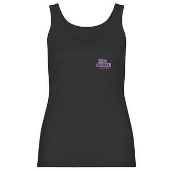 Full Frontal With Samantha Bee Small Purple Logo Women Tank Top | Favorety CA