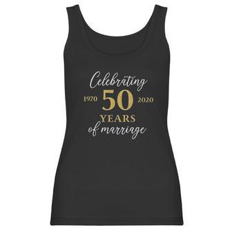 Funny 50 Years Of Marriage 1970 50Th Anniversary Women Tank Top | Favorety DE