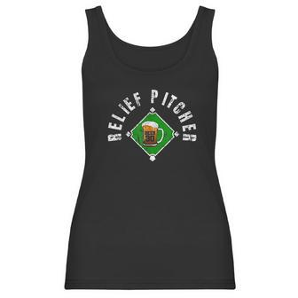 Funny Beer Baseball Gift Relief Pitcher Beer 30 Women Tank Top | Favorety