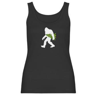 Funny Bigfoot Abominable Snowman Christmas Tree Gift Women Tank Top | Favorety UK