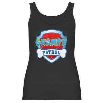 Funny Grampy Patrol Dog Grandpa For Men Women Men Women T-Shirt Graphic Print Casual Unisex Tee Women Tank Top | Favorety CA