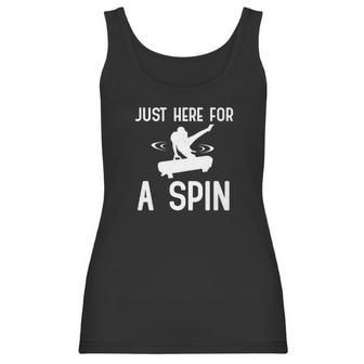 Funny Gymnastic Pommel Horse Here For A Spin Women Tank Top | Favorety