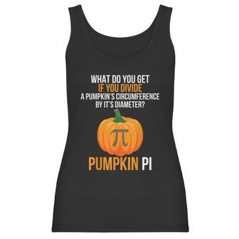Funny Halloween Costume Math Teacher Pumpkin Pi Men Adult Women Tank Top | Favorety