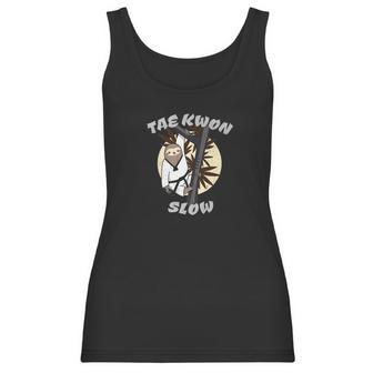 Funny Martial Art Sloth Tae Kwon Slow Women Tank Top | Favorety DE