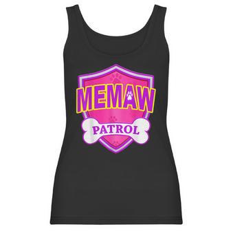 Funny Memaw Patrol - Dog Mom Dad For Men Women Women Tank Top | Favorety AU